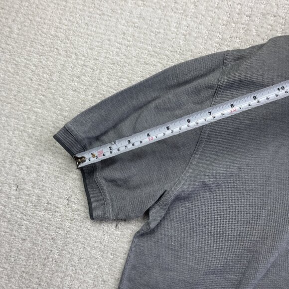 Ferrante T-Shirt Mens 56 Grey Golf Casual Made in Italy V-neck Short Sleeve - Picture 12 of 16